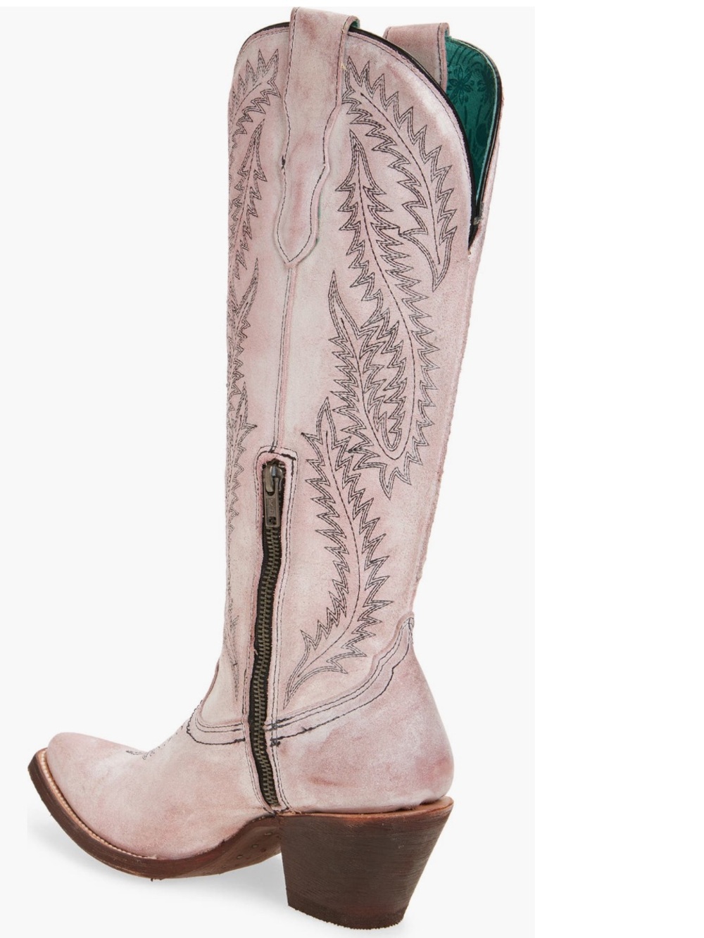 CORRAL Embroidered Western Boots Size 7 - Picture 2 of 9